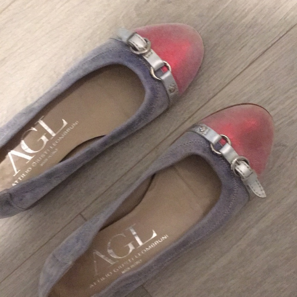 AGL Cap Toe Ballet Flats - Picture 2 of 6